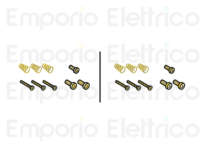 fadini ricambio confezione di viti e molle per polo 44 44013