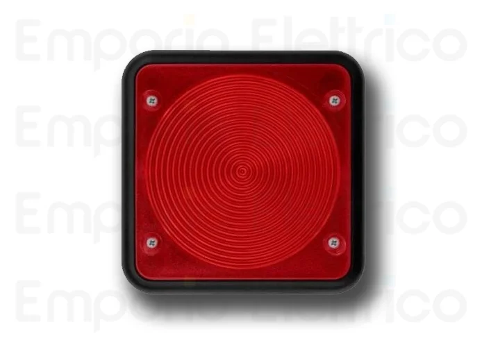 nologo 24V and 230V led flashing light + red cover look-230 r