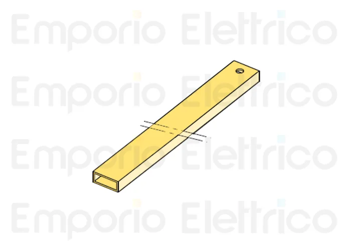 fadini ricambio asta tubolare 35x15x1.200 per aproli 380 lb 380103