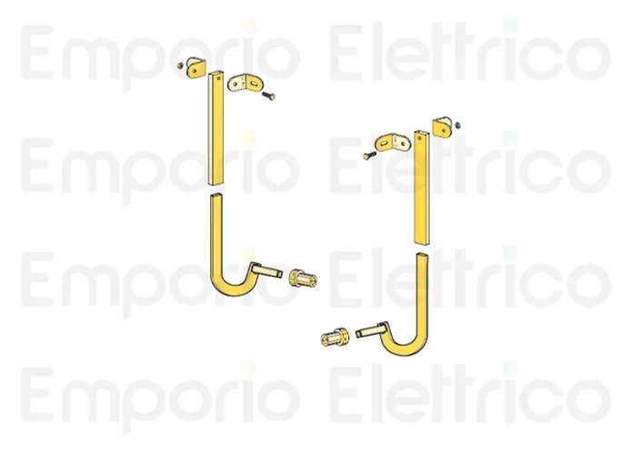 fadini ricambio coppia di bracci curvi per aproli 480 480140