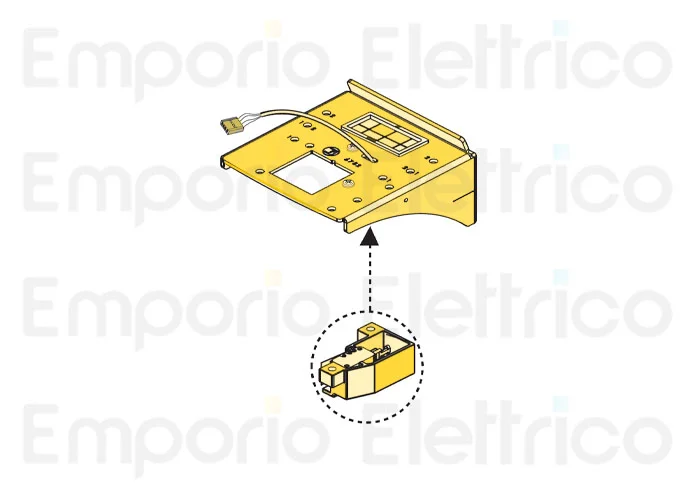 fadini ricambio piastra di fissaggio per bart 350 35099