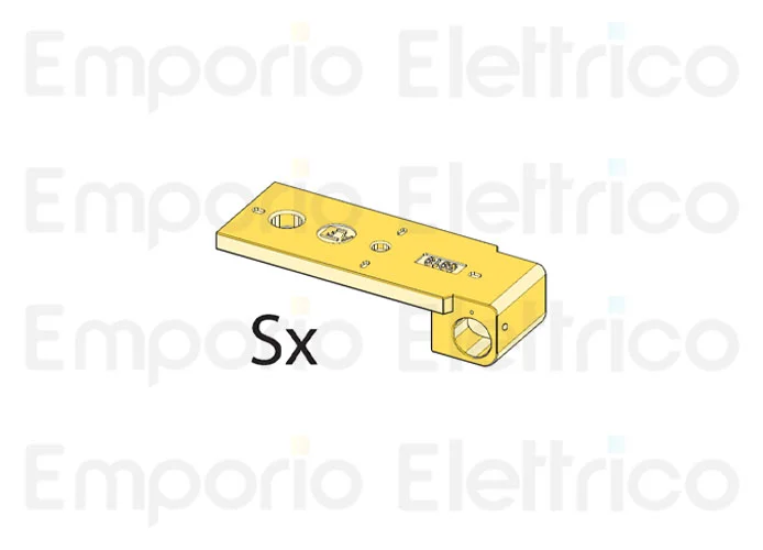 fadini ricambio piastra inferiore in acciaio sinistra per combi 740 740160