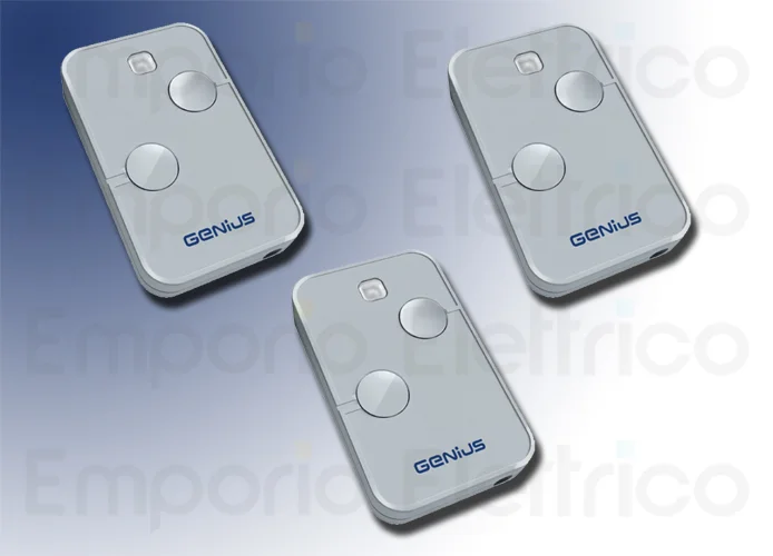 genius 3 X 2-channel remote control 868mhz kilo n tx2 jlc 787034 3 (ex code 6100332)