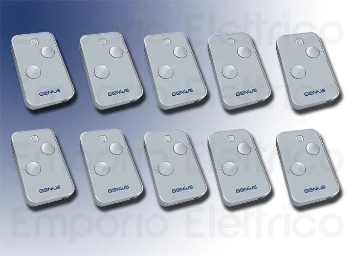 genius 10 x 2-channel remote control 868mhz kilo n tx2 jlc 787034 10 (ex code 6100332)