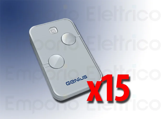 genius 15 X 2-channel remote control 868mhz kilo n tx2 jlc 787034 15 (ex code 6100332)
