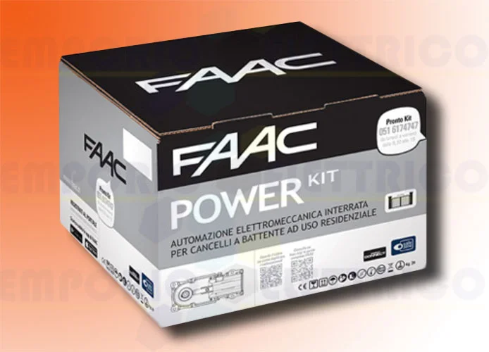 faac automation kit power 24v dc power kit safe 106747445