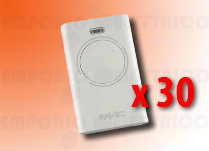 faac 30 x 2-channel remote controls xt2 868 slh lr 787009 