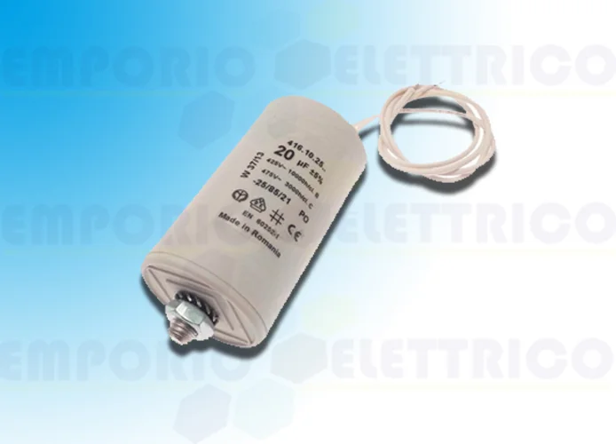 came spare part 20 mF capacitor with cables 119rir278
