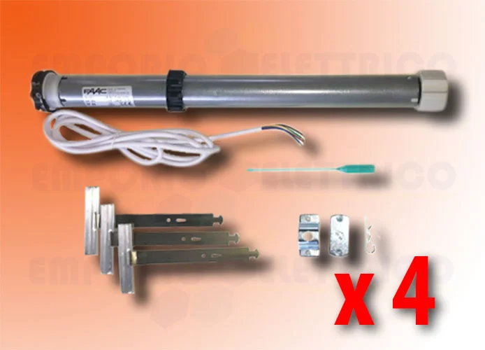 faac tm2k kit tubular mini motor tm245 30/17 55 kg 143202 (ex 132036) x 4