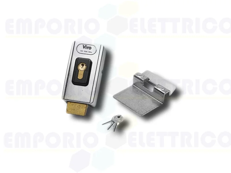 beninca vertical 12vac/dc electric lock with plate du.v96 9765035