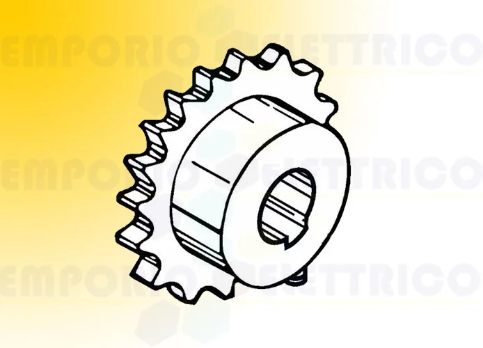 fadini single pinion 1/2" z20 2055l