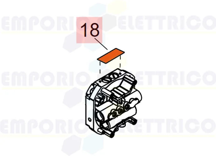 faac ricambio protezione by-pass mobile ce97 7203275