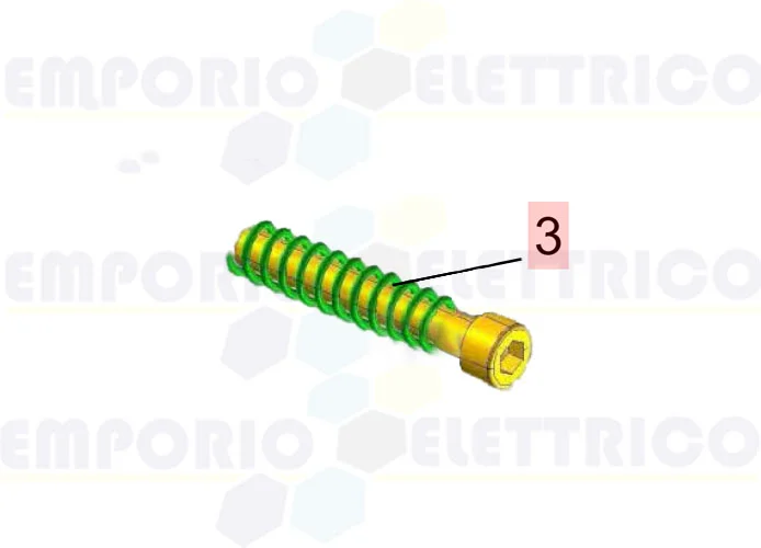 faac ricambio molla riarmo perno di blocco s.m. s700h 63000216