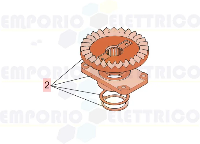 faac ricambio gruppo face gear s2500i 63003378