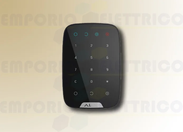 ajax bidirectional wireless keyboard black keypad 38248