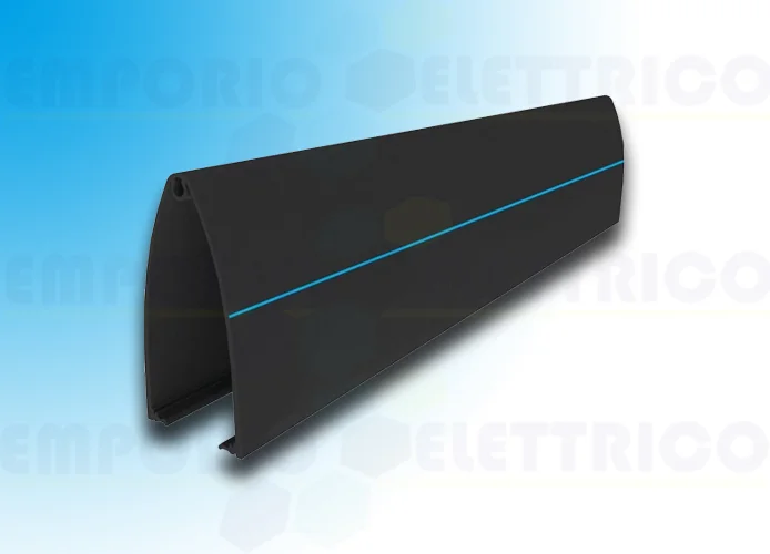 came rubber profile for sensitive edges 4000mm black rv118n