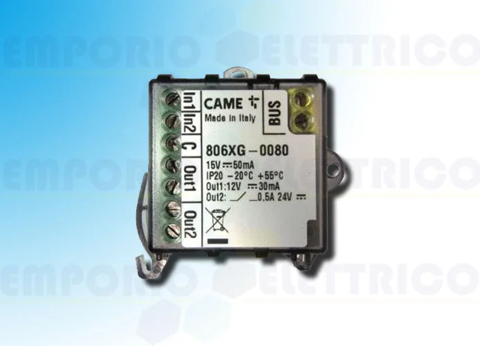 came bus expansion module 2 inputs and 2 outputs 806xg-0080