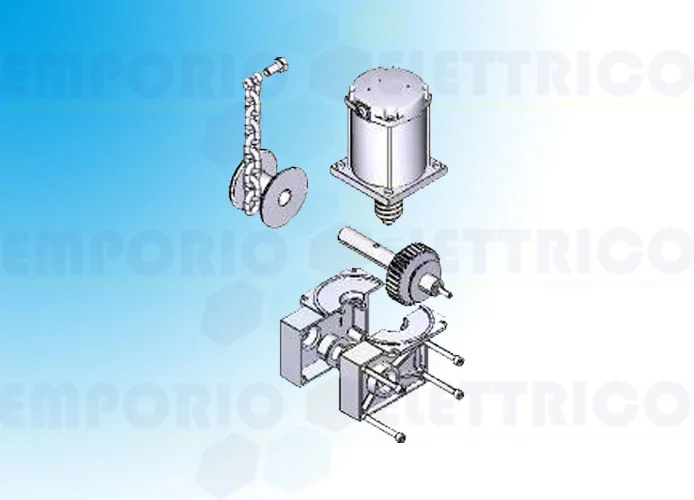came spare parts page for chain barriers gearmotor cat-x