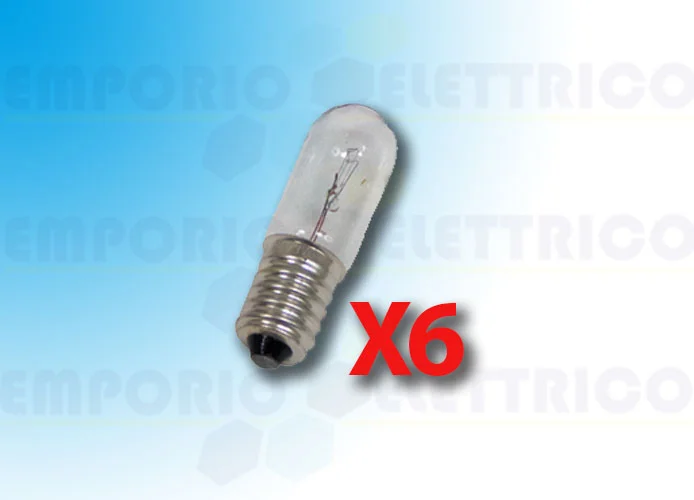 came spare part 6 pcs light bulbs 24v gard g04060 119rir095