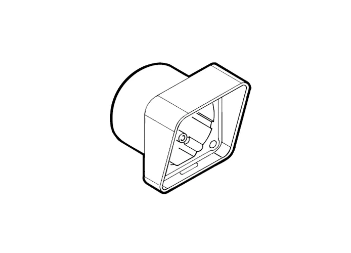 fadini ricambio contenitore esterno da incasso per polo 44 44001