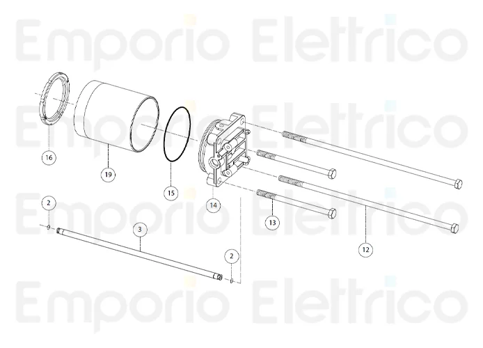 fadini ricambio tirante m8x293 per aproli 380 lb 38012