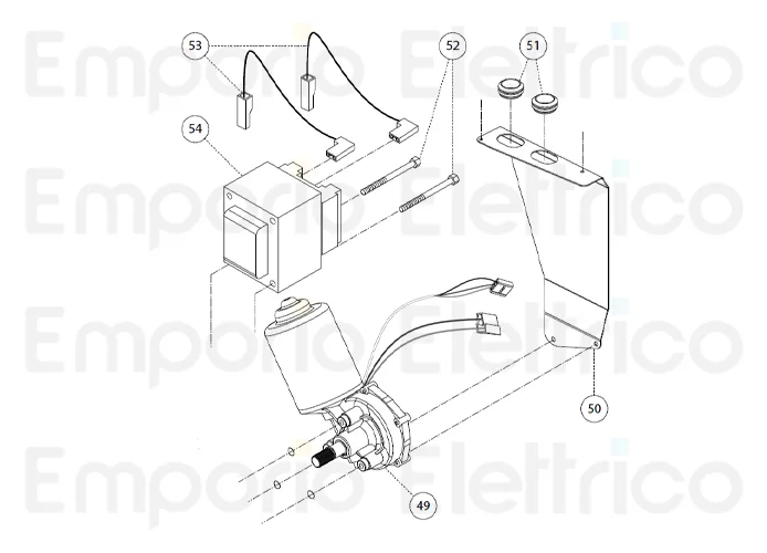 fadini ricambio vite m5x70 te per bart 350 35052