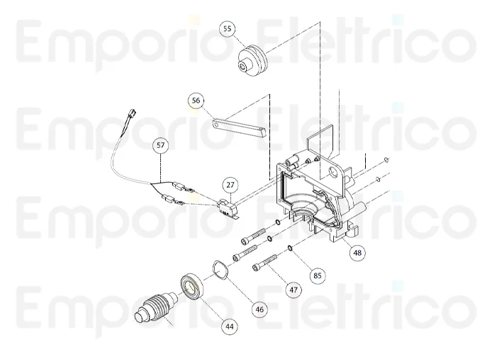 fadini ricambio eccentrico di sblocco manuale per bart 350 35055