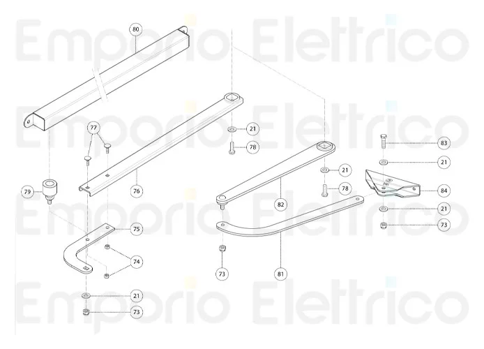 fadini ricambio rullo di scorrimento nella guida per bart 350 35079