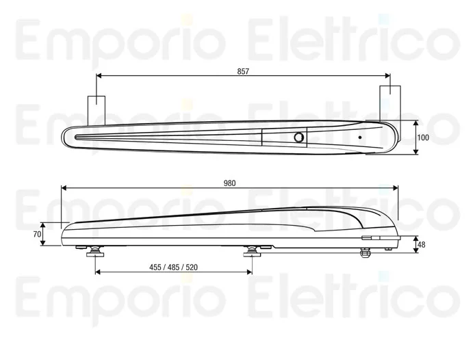 beninca spare parts page for motor bob50me until 08/2015