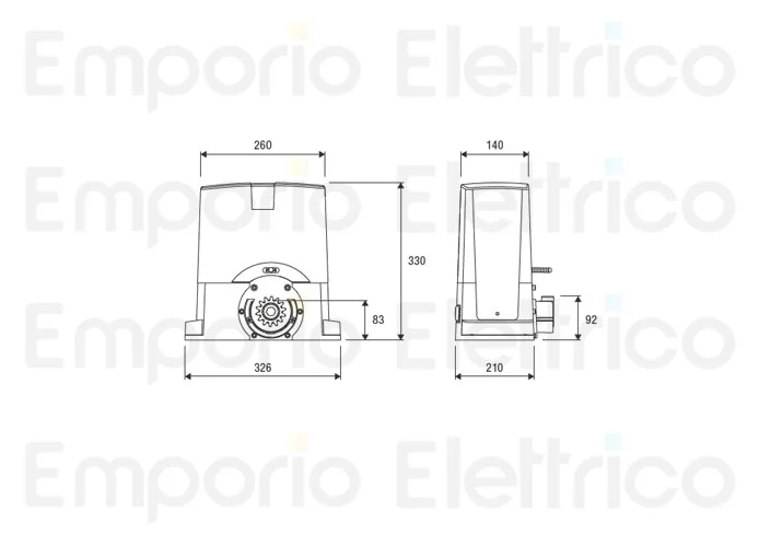 beninca page spare parts for motor bull1024se