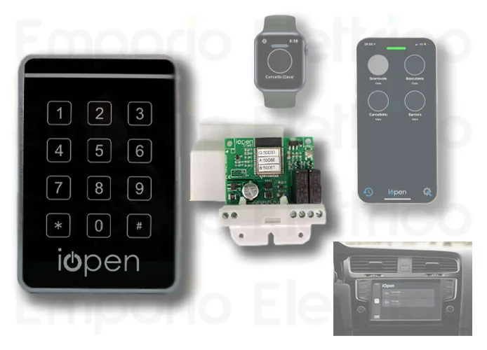 iopen mifare 125khz remote and local control kit or numeric pin iopen start wg