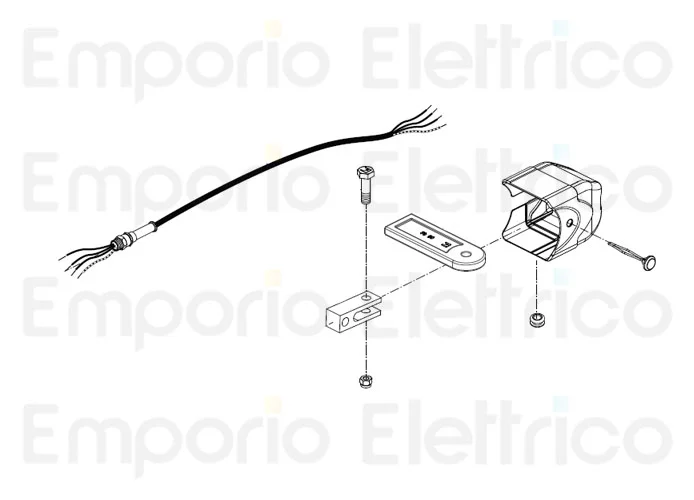 fadini ricambio cavo elettrico 4x1 – 0,5vvf completo per hindi 880 evo 87098