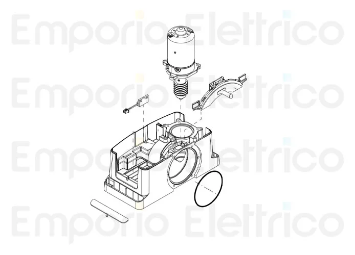 beninca ricambio motore assemblato x bull 624 turbo 9688361