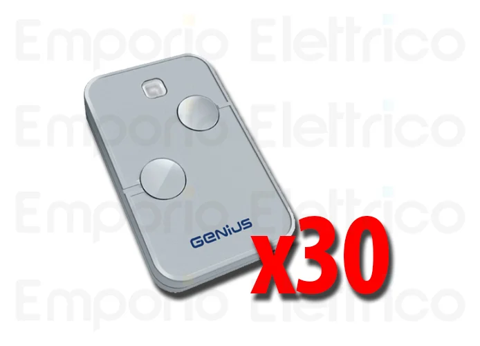 genius 30 X 2-channel remote control 868mhz kilo n tx2 jlc 787034 30 (ex code 6100332)