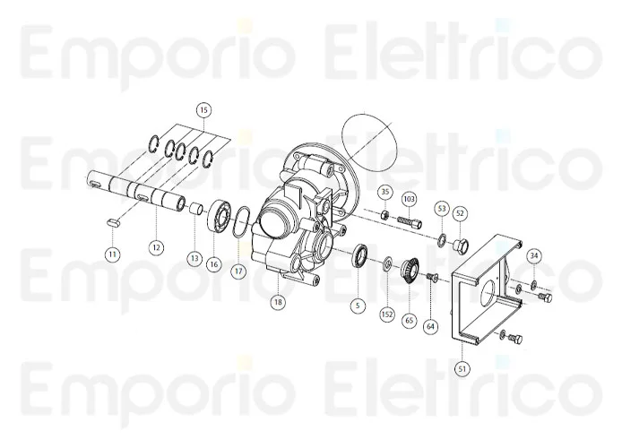 fadini ricambio cuscinetto radiale 6205 31016