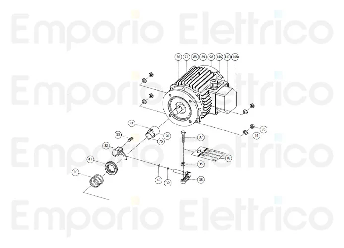 fadini ricambio forcella di leva mod. 200/67 31032