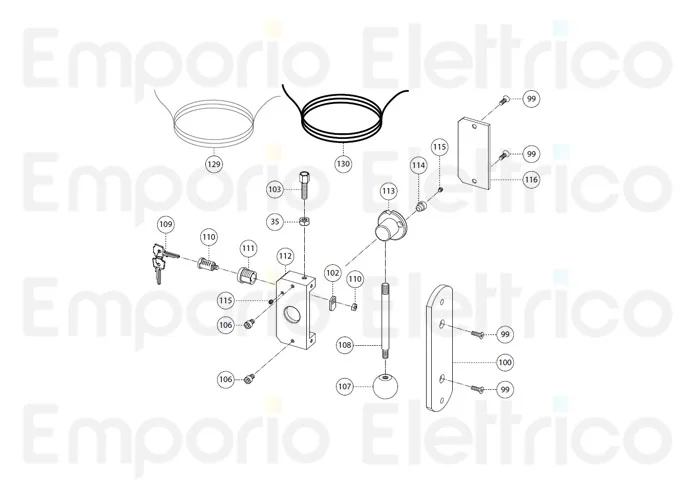 fadini ricambio guaina filo 31130