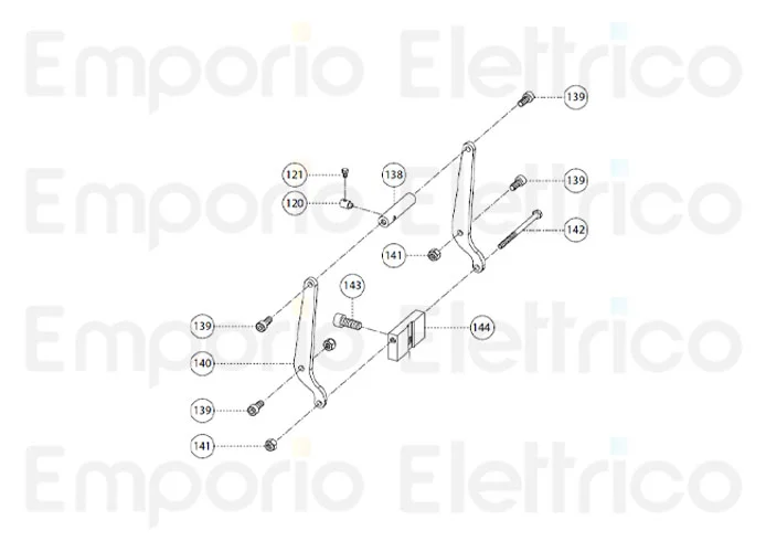 fadini ricambio distanziale leva di sblocco 31138