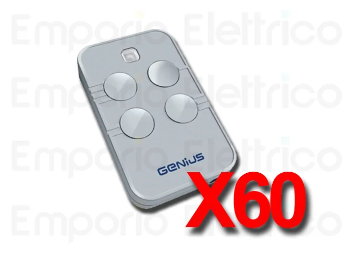 genius 60 telecomandI 4 canali 868mhz jlc kilo tx4 787035 (ex 6100333)
