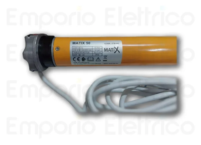 acm motoriduttore tubolare kg 90 - 50nm - diam. 45 ac matix 50