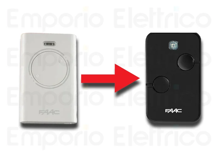 faac 30 trasmittenti 2 canali xto2 slh-sl-ds-rc 433mhz 787032 30 (ex code 787007)