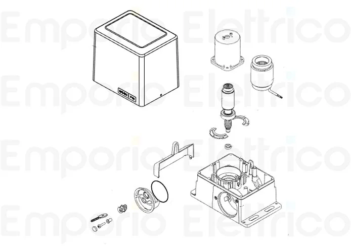 faac ricambio carter 741c 63003528