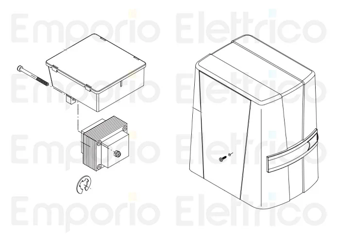 beninca ricambio carter assiemato x ben 9686482