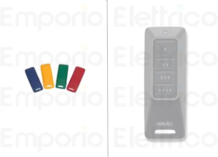 faac multicolor bumper kit per telecomandi fds 120002