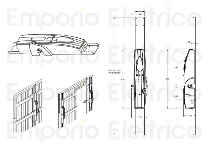 beninca beninca spare parts page for zed.lre right motor zed.lre