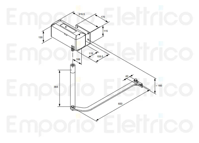 beninca pagina ricambi per motore du.45e24