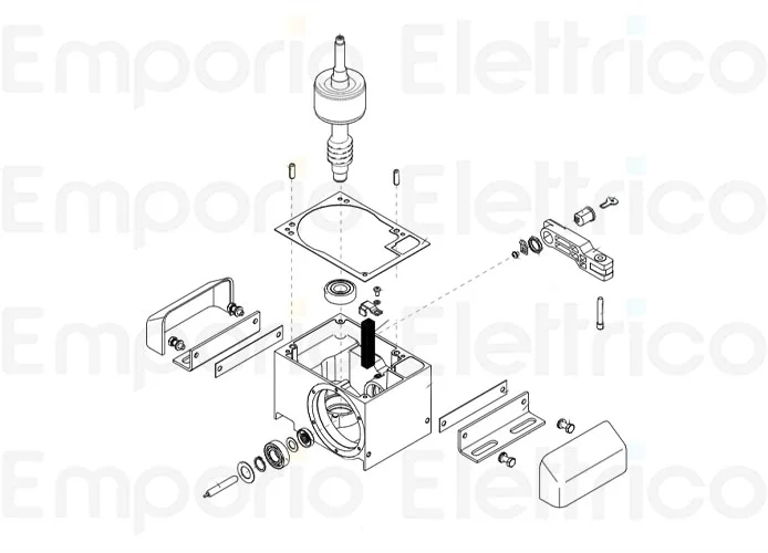 faac ricambio gruppo albero veloce 844 c 3 ph 63003500