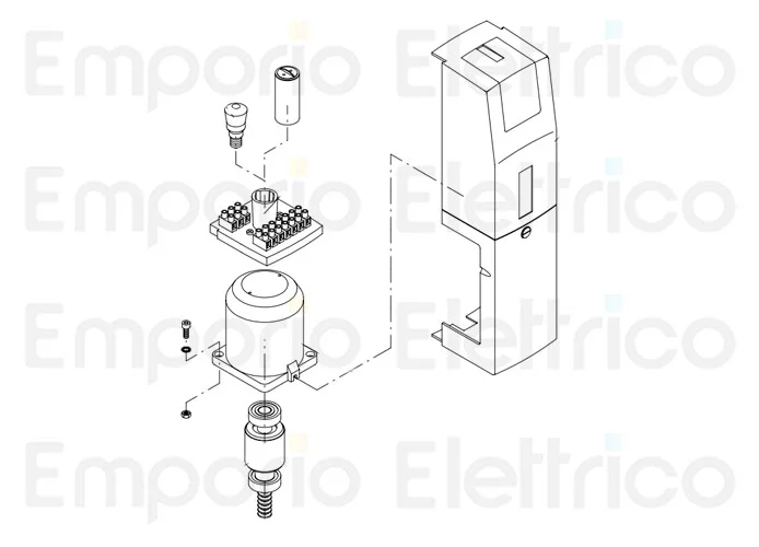 beninca ricambio calotta motore 900g. x au.96l 9686205