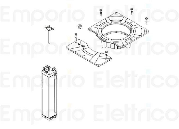 faac spare part release key j200ha 63000281