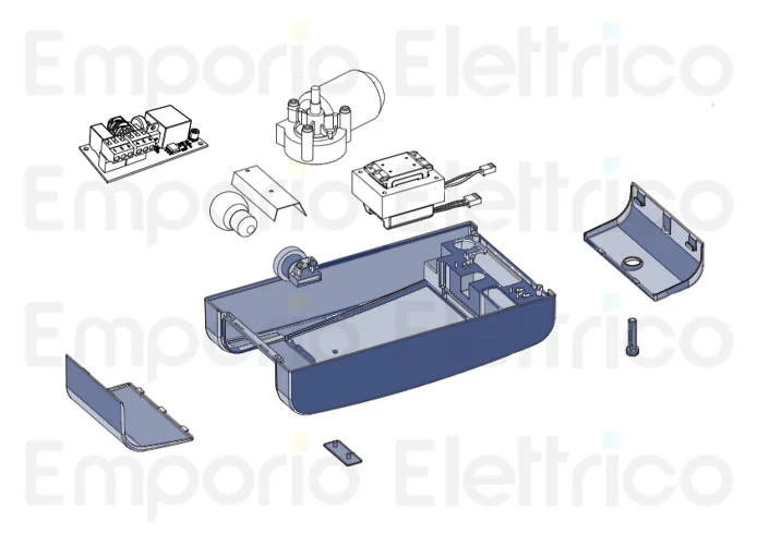 genius ricambio carter zodiac con pulsante 6020339
